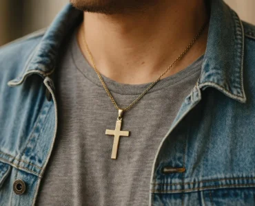 La croix, un bijou d'homme entre héritage familial et affirmation de style